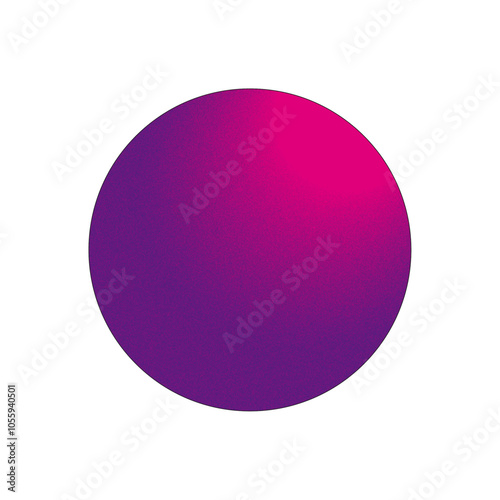 Circle Gradient Art with grain texture Vector Design