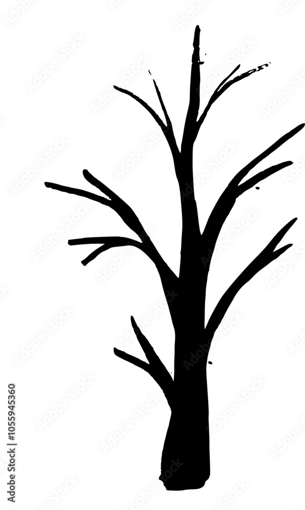 Fototapeta premium tree silhouette vector