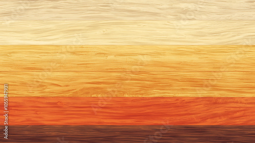 Textured wooden stripes in warm color gradient
