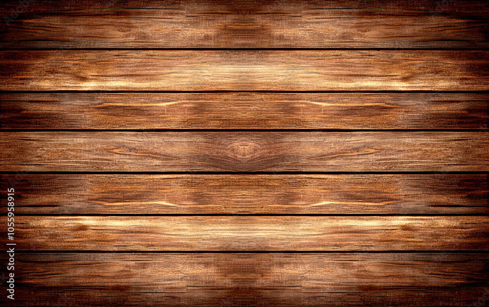 A rustic wooden background featuring horizontal planks with a rich, textured grain, perfect for design projects, wallpapers, and more. A rustic wooden background featuring horizontal planks with a rich, textured grain, perfect for design projects, wallpapers, and more.