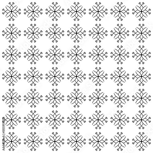 black and white seamless pattern