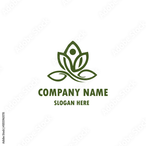 Creative flower inspiration design template