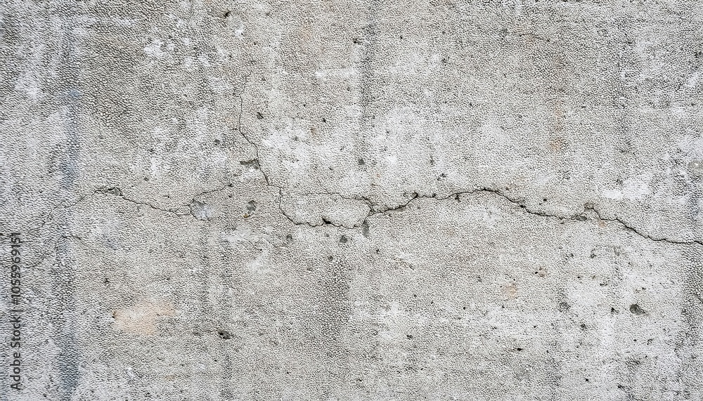 Obraz premium Textured concrete wall with visible cracks, perfect for backgrounds or design elements.