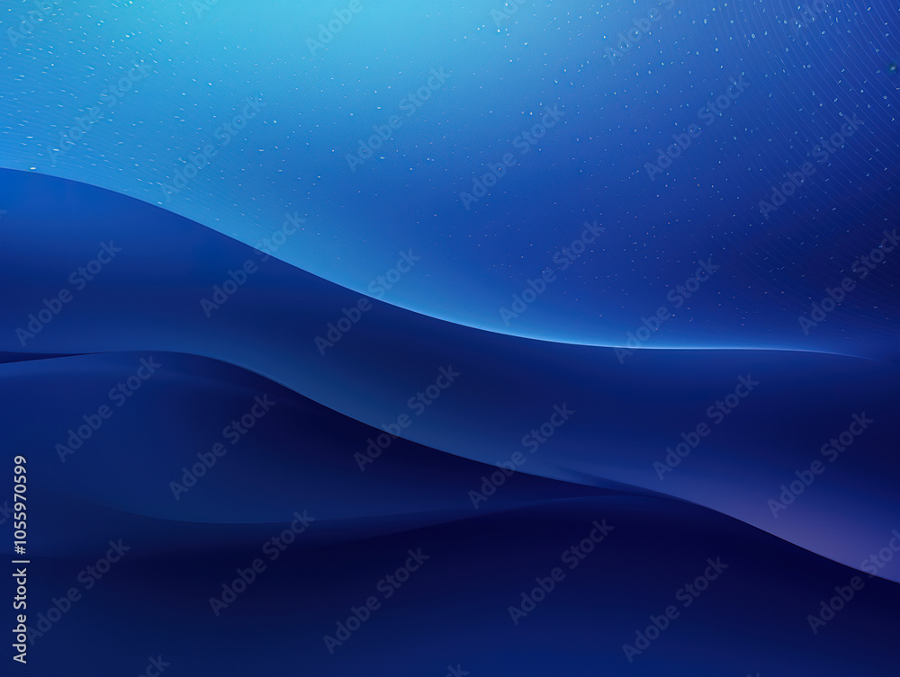 Serene Abstract Blue Landscape Serene Abstract Blue Landscape