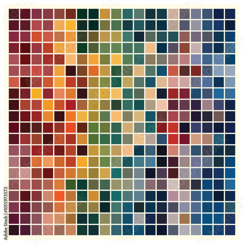 Illustration of color swatch colorful mosaic color set ,abstrato colors background 