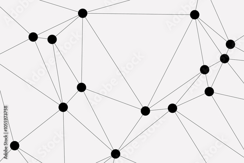 Abstract technology background. Minimalist Geometric Network Pattern. Connected dots and lines abstract background. Abstract internet connection network technology graphic design background. Network