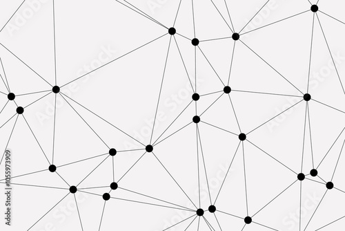 Abstract technology background. Minimalist Geometric Network Pattern. Connected dots and lines abstract background. Abstract internet connection network technology graphic design background. Network