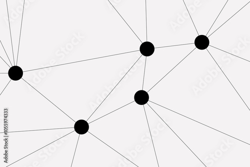 Abstract technology background. Minimalist Geometric Network Pattern. Connected dots and lines abstract background. Abstract internet connection network technology graphic design background. Network