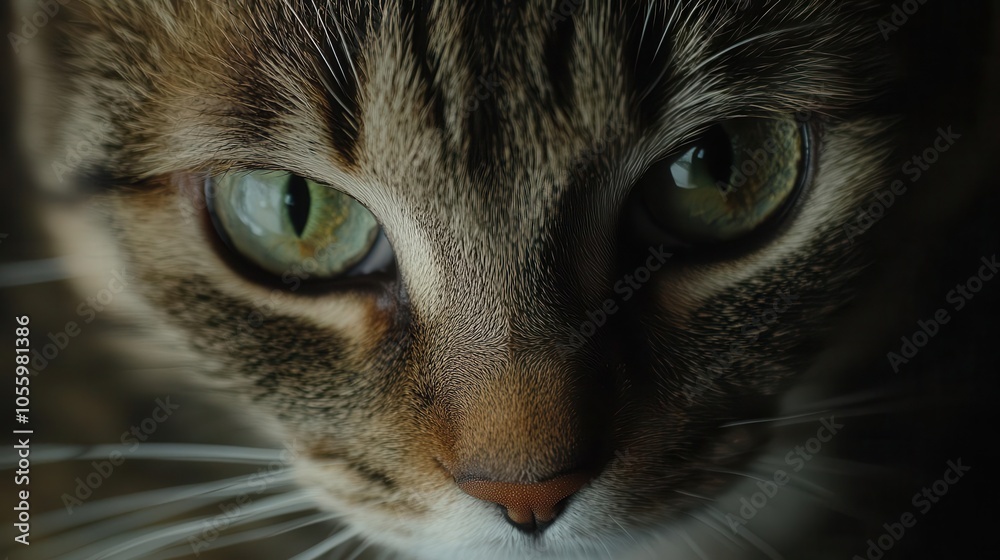intensely emotional close-up portrait of a cat with oversized, expressive eyes, set against a softly blurred background that evokes feelings of vulnerability and connection intensely emotional close-up portrait of a cat with oversized, expressive eyes, set against a softly blurred background that evokes feelings of vulnerability and connection