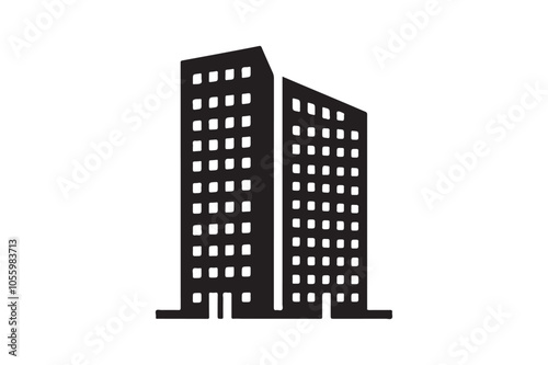 Building Vector silhouette 