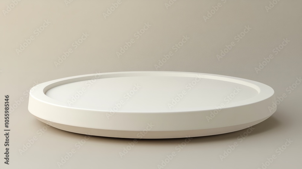 3d empty white podium 3d empty white podium
