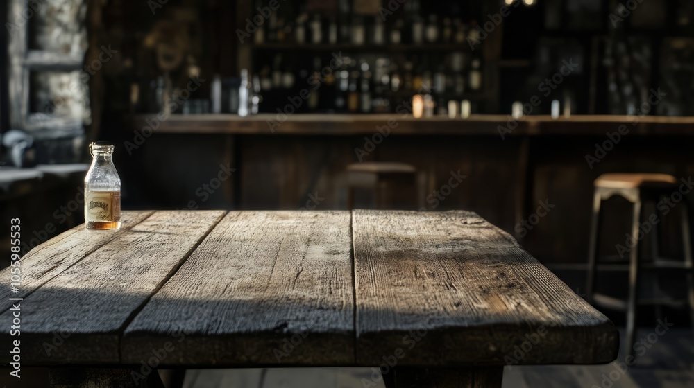 old empty wooden table old empty wooden table
