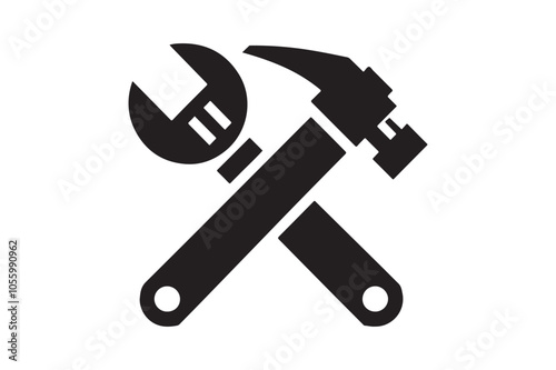 wrench and Hammer tool icon