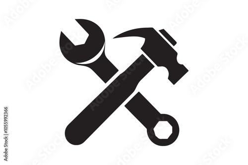 wrench and Hammer tool icon