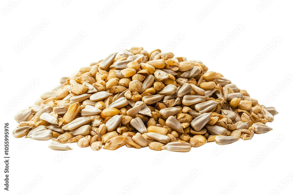 Close Up of Sunflower Seeds and Bird Seed Close Up of Sunflower Seeds and Bird Seed