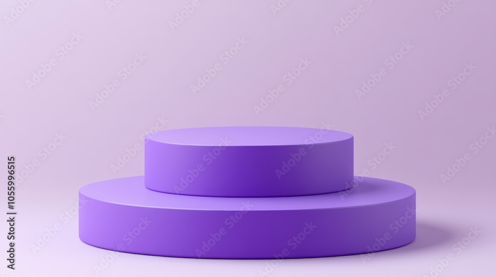 minimalistic empty purple podium minimalistic empty purple podium
