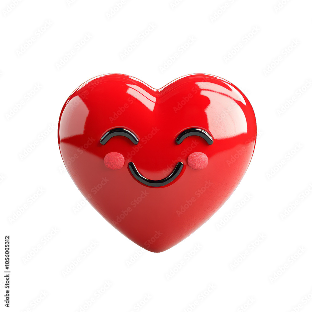Beating heart emoji in red with motion lines to indicate a pulse symbolizing excitement and emotion isolated on a transparent background Beating heart emoji in red with motion lines to indicate a pulse symbolizing excitement and emotion isolated on a transparent background