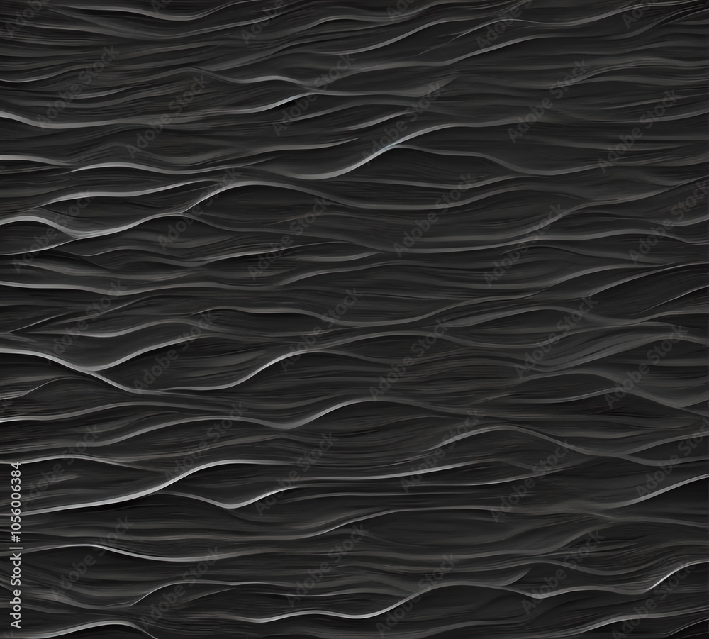 black wavy texture background, soft transition of colors and tones, new format, neat cracks, 8k quality.Generative AI black wavy texture background, soft transition of colors and tones, new format, neat cracks, 8k quality.Generative AI