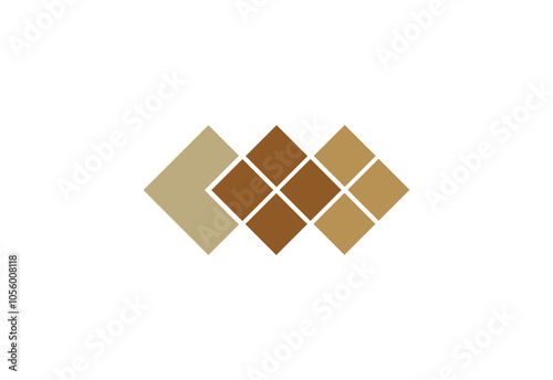 Stylish Ceramic flooring tiles logo design, vector design concept