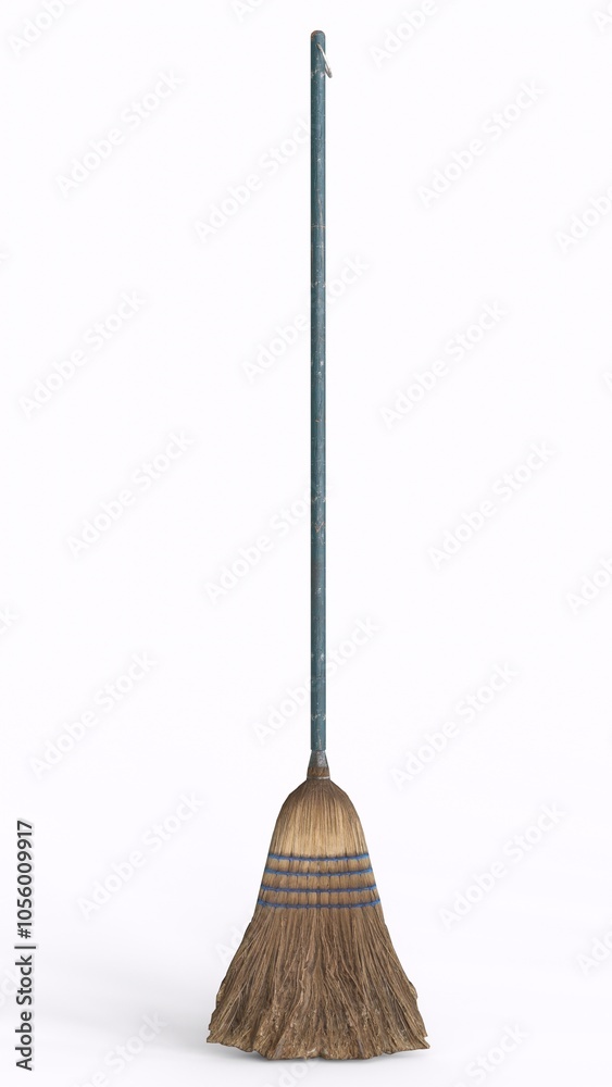 outdoor broom with white background outdoor broom with white background