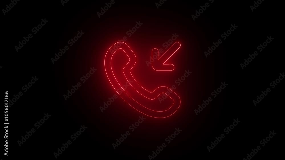 Incoming call ring icon with black background Screen Animation of phone call icon. Phone ring sign on black background. Incoming call ring icon with black background Screen Animation of phone call icon. Phone ring sign on black background.
