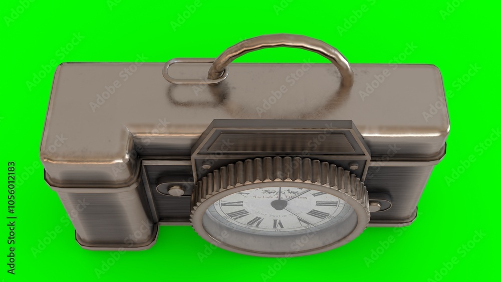 pocket watch with green background pocket watch with green background