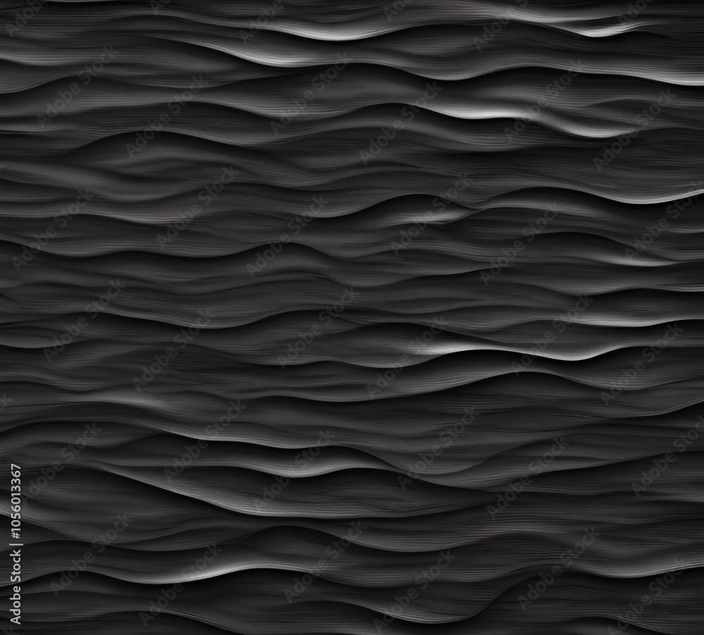 black wavy texture background, soft transition of colors and tones, new format, neat cracks, 8k quality.Generative AI black wavy texture background, soft transition of colors and tones, new format, neat cracks, 8k quality.Generative AI