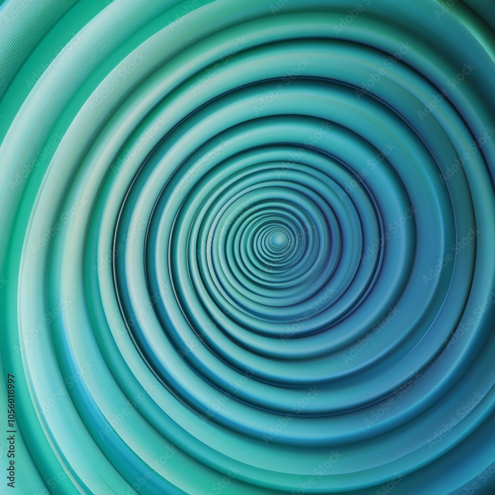 Expanding 3D Concentric Circles with Gradient Colors Expanding 3D Concentric Circles with Gradient Colors