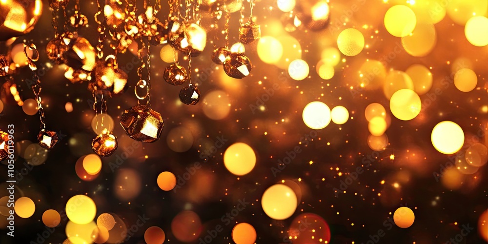 Defocused gold glitter texture creating a festive and luxurious ambiance, perfect for Christmas-themed designs and celebrations Defocused gold glitter texture creating a festive and luxurious ambiance, perfect for Christmas-themed designs and celebrations