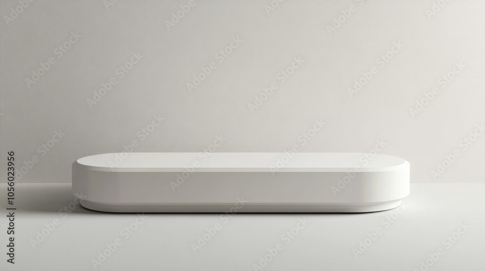 3d white minimalistic podium 3d white minimalistic podium