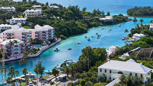 Island of Bermuda Drone Views