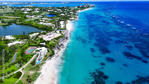 Island of Bermuda Drone Views photo