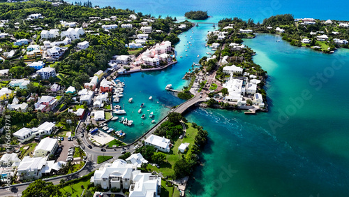 Island of Bermuda Drone Views photo