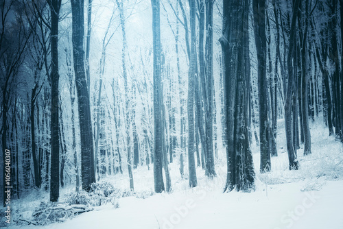 frozen woods in fantasy win...