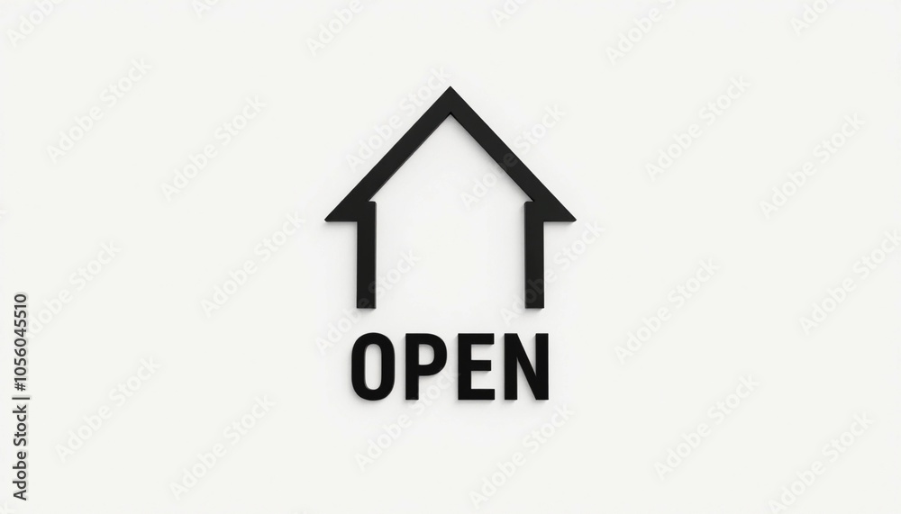 Minimalist Black Arrow with Minimalist Black Arrow with