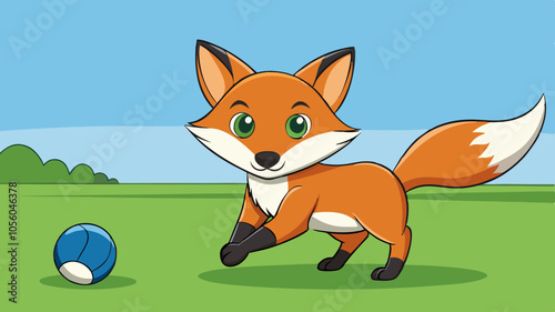 red fox cartoon
