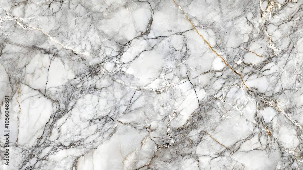 white carrara statuario marble texture background, glossy marble with grey and gold streaks, stone texture wallpaper