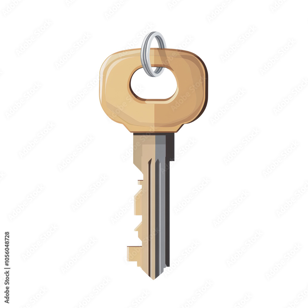 Golden Key to Success: A single, gleaming key with a classic design, symbolizing opportunity, unlocking potential, and achieving goals, isolated on transparent background, cut out, png, cartoon Golden Key to Success: A single, gleaming key with a classic design, symbolizing opportunity, unlocking potential, and achieving goals, isolated on transparent background, cut out, png, cartoon