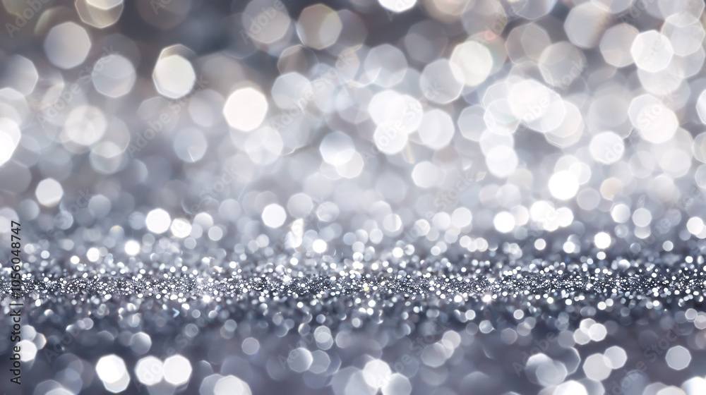 Background of abstract glitter lights: Silver and white, de-focused. Background of abstract glitter lights: Silver and white, de-focused.
