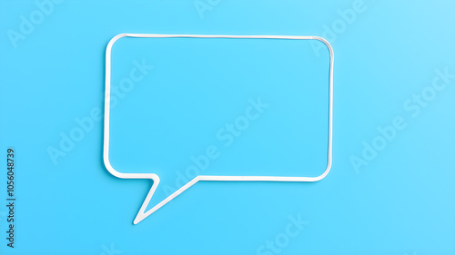 Hand drawn speech buble. Speech bubbles talk bubbles. AI generated image, ai.