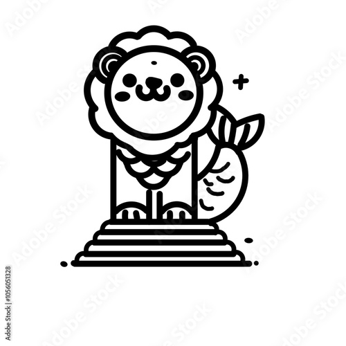 Illustration of a lion