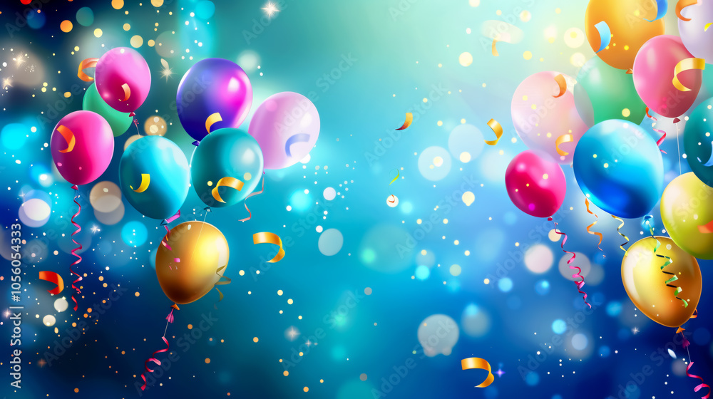 Balloon party background. Balloon party background.