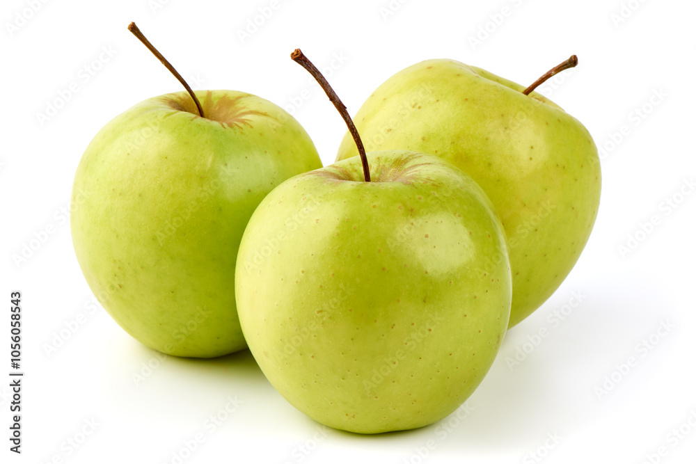 Granny smith apples, isolated on white background. Granny smith apples, isolated on white background.