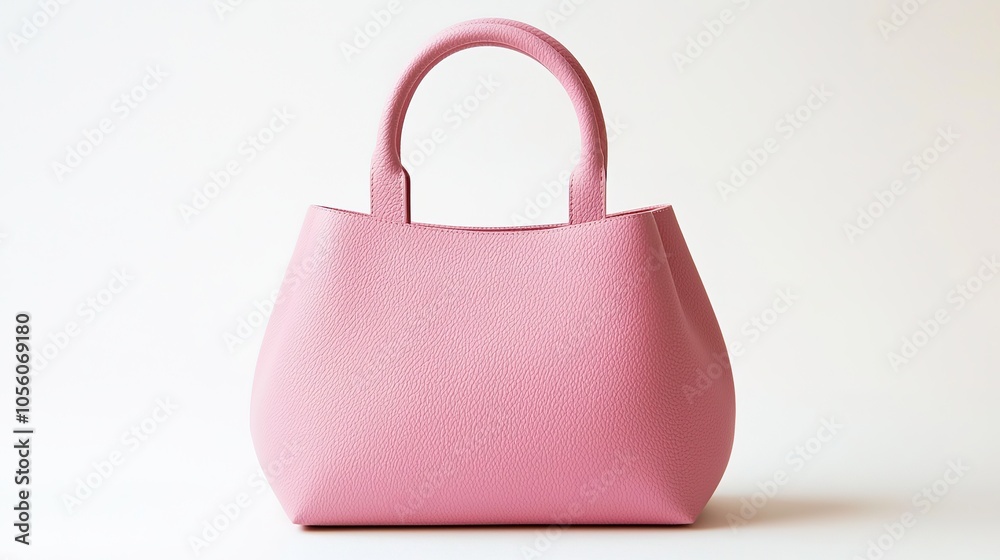 A stylish pink handbag with a textured surface and dual handles, perfect for enhancing any outfit. A stylish pink handbag with a textured surface and dual handles, perfect for enhancing any outfit.