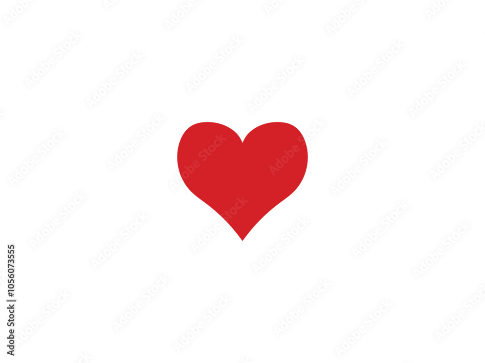 red heart isolated on white background red heart isolated on white background