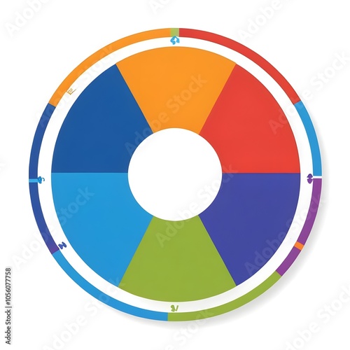 Free Download Colorful abstract realistic circular diagram infographic - GFXLoad