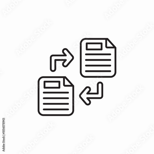 file share icon sign vector