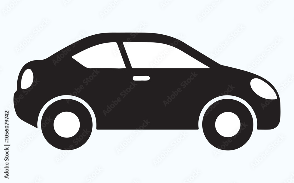 Fototapeta premium car silhouette 