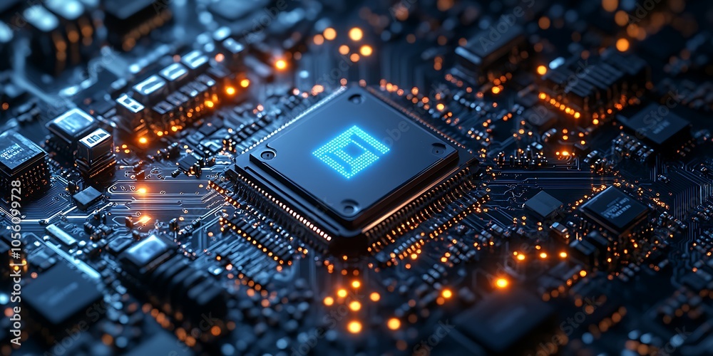 AI Micro-Chip Digital Electrical Board Background
AI Micro-Chip Digital Electrical Board Background