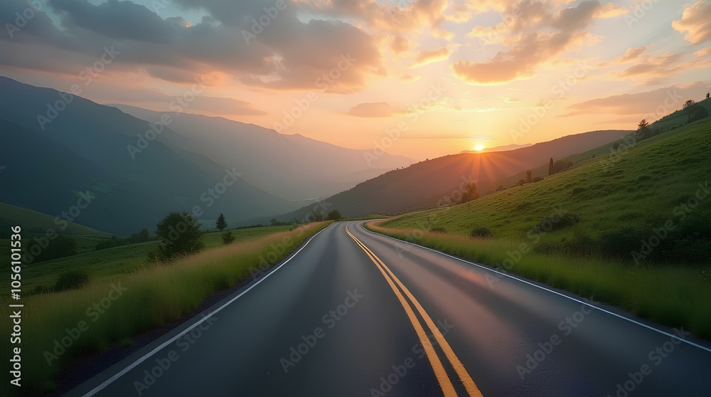The Path to Success A guide or roadmap outlining the steps and strategies necessary to achieve business success highway, sunset nature driving road way speed field view with mountain rural car route The Path to Success A guide or roadmap outlining the steps and strategies necessary to achieve business success highway, sunset nature driving road way speed field view with mountain rural car route